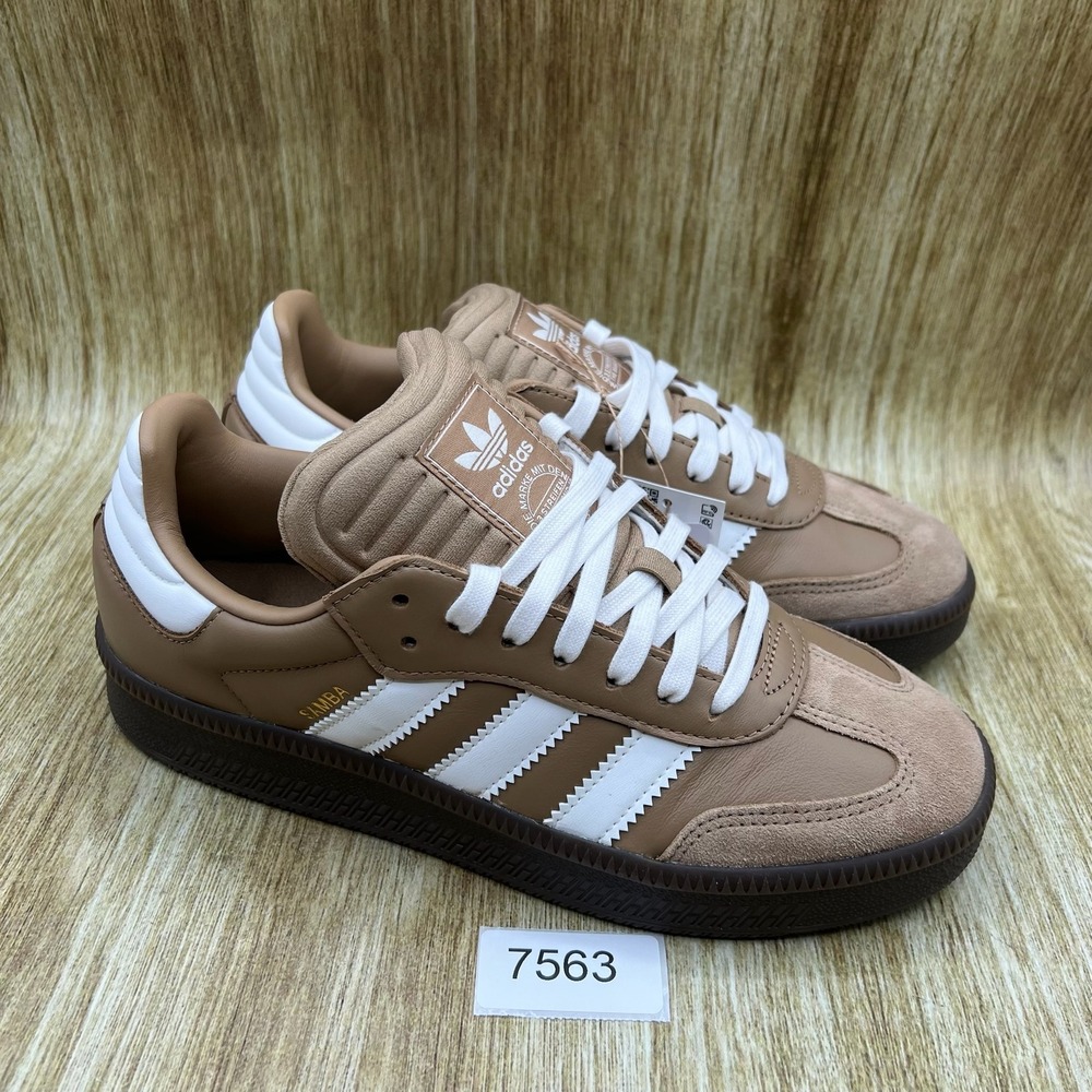 Adidas Samba XLG Men's Size 8.5 Cardboard Brown White Gum Shoes JR0926 NEW - Picture 10 of 10